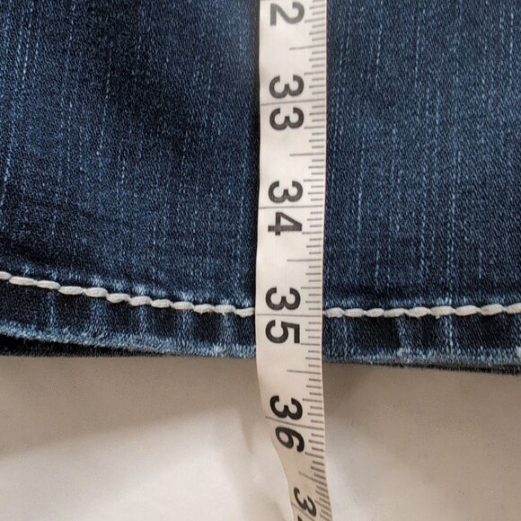 Silver Jeans Women's Blue SUKI Denim Jeans Bootcut Contrast Stitching, Size 36 - Picture 11 of 11